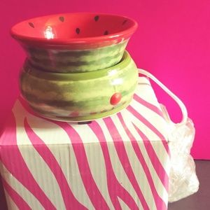 Pink zebra shimmer pot watermelon